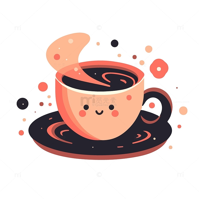咖啡图标icon插画元素