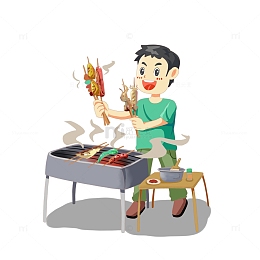 香喷喷的烤串