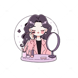 美容化妆女生