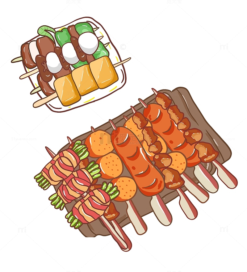 烧烤 烤肠 肉串