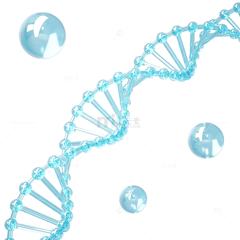 基因链细胞结构美容精华3d立体