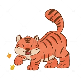 立秋秋老虎手绘元素