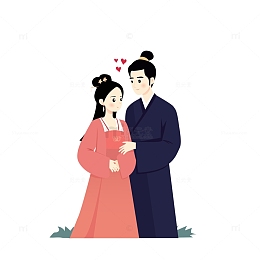 七夕牛郎织女情人节浪漫约会汉服古装