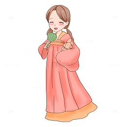 处暑收获莲藕莲蓬人物