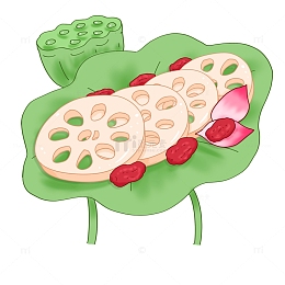 处暑丰收莲蓬莲藕