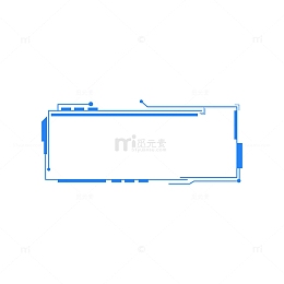 科技感边框矢量图