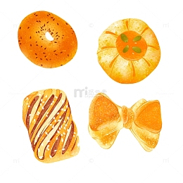 面包插画小合集