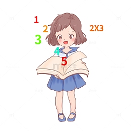 开学季翻书本知识的海洋