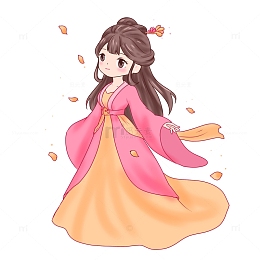 嫦娥飞舞中秋节人物