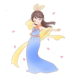 嫦娥仙女翩翩起舞