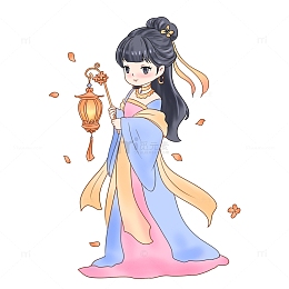 嫦娥手提花灯