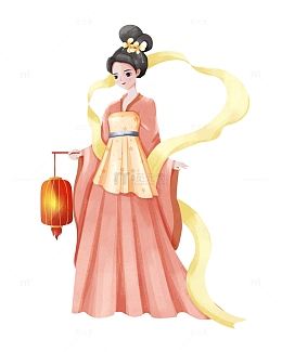 简约古风中秋佳节嫦娥