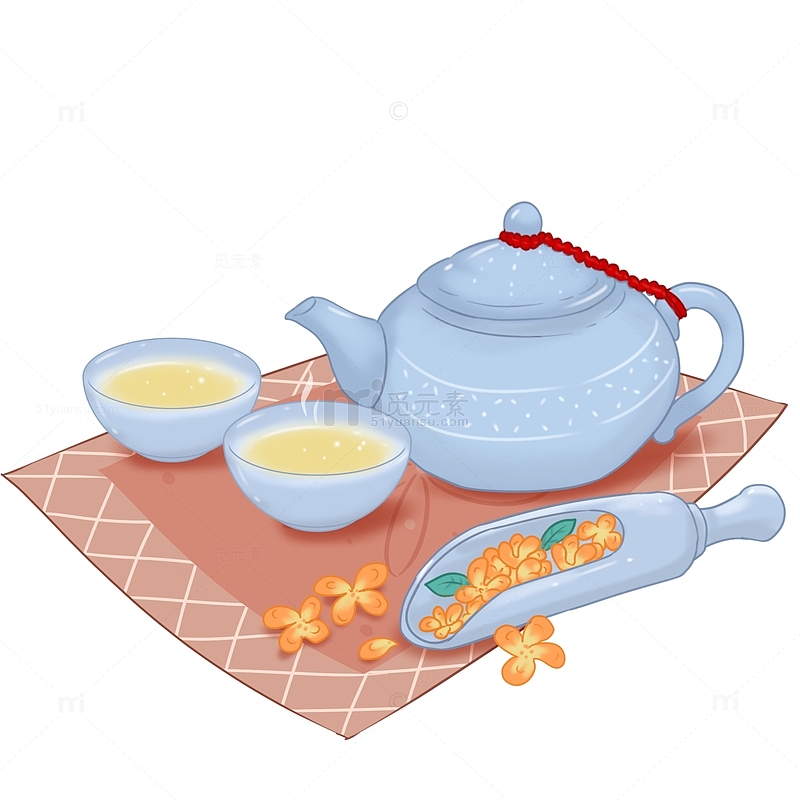 桂花|茶|酒桂花茶桂花茶叶茶具