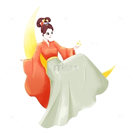 简约古装中秋佳节嫦娥