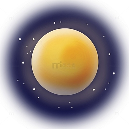 中秋节月亮元素