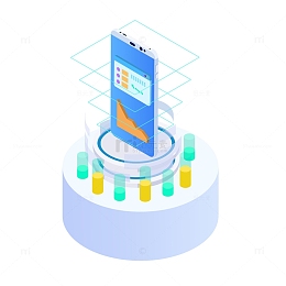 科技手机统计分析大数据可视化