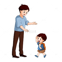 开学季教师节学生向老师敬礼感恩