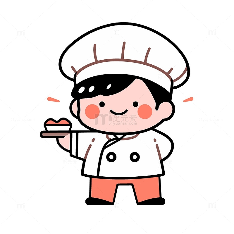 厨师矢量插画