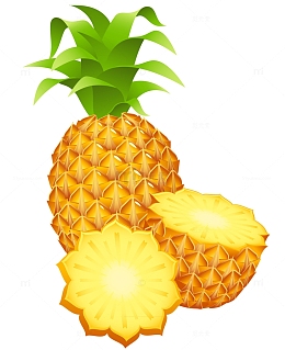 卡通菠萝