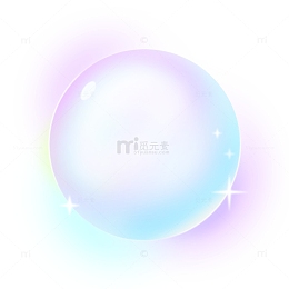 女神节梦幻装饰气泡球装饰元素