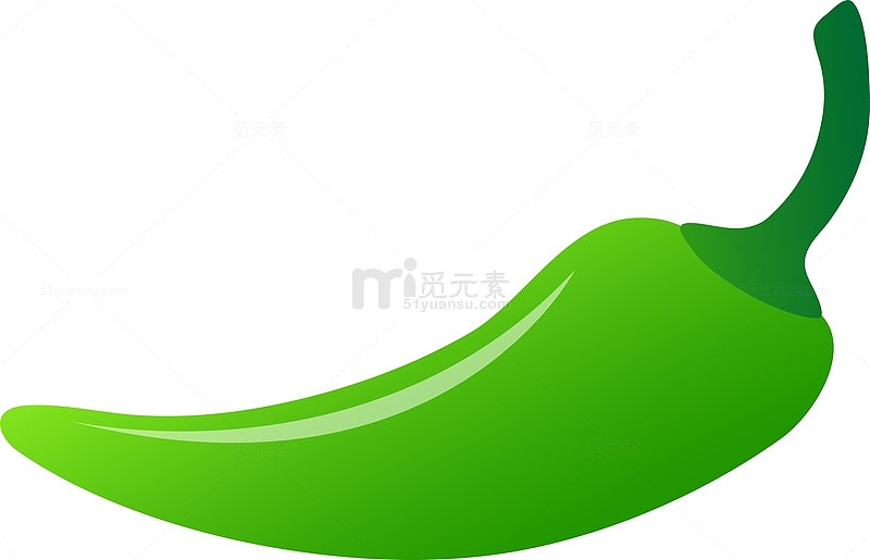 手绘青椒