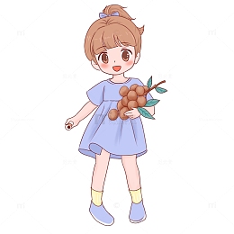 白露收获龙眼吃龙眼人物