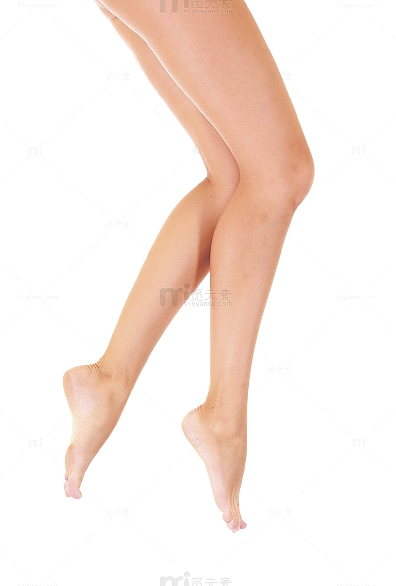女性腿部角度特写
