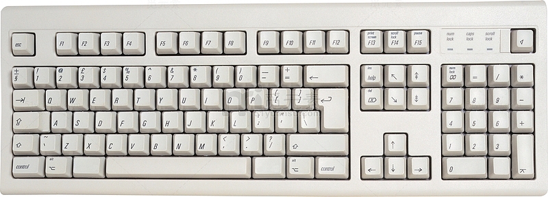 105键白色键盘