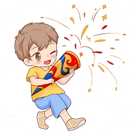 国庆节日快乐庆祝人物