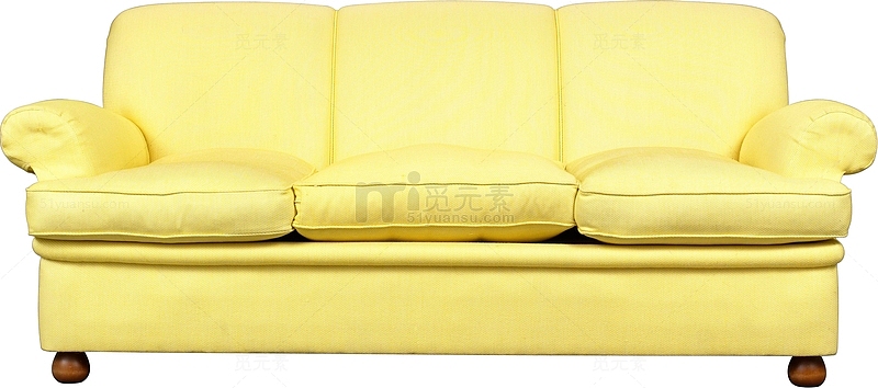 明黄色沙发