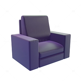 黑色单人沙发椅子家具