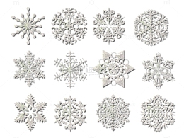 唯美梦幻冬季冰晶雪花霜花