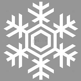 白色雪花