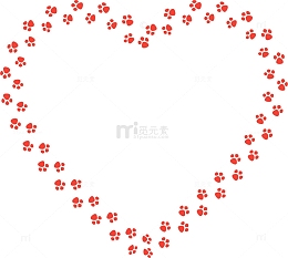 爪子 动物 猫 心 狗 情人节 宠物 爱 犬 抽