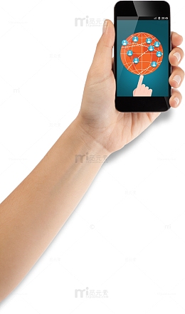 手拿智能手机