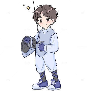 人物击剑素材-人物击剑图片元素-觅元素