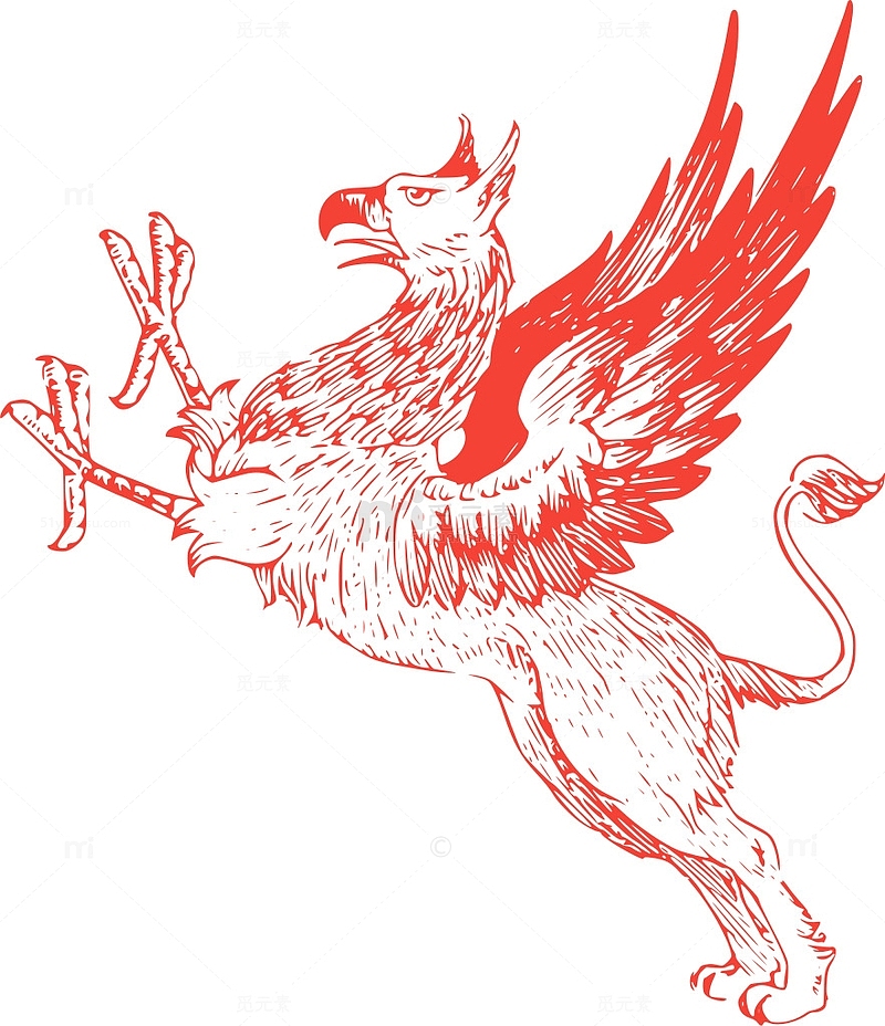 动物 神话 爪 狮子 生物 鹰 传奇的 翅膀 