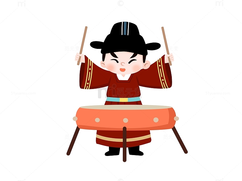 朝鲜族传统服饰演奏传统乐器