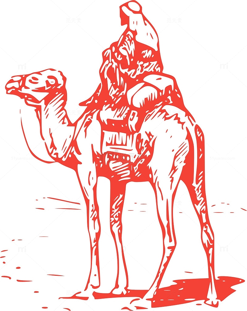 沙漠 骆驼 动物 人物 