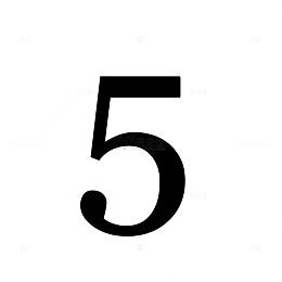 阿拉伯数字5