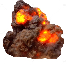 仿真爆炸云