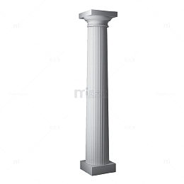 卡通3D建模柱子