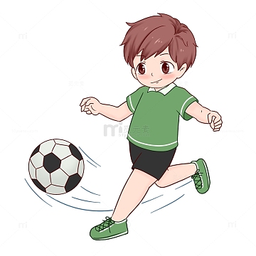 运动员踢足球动作