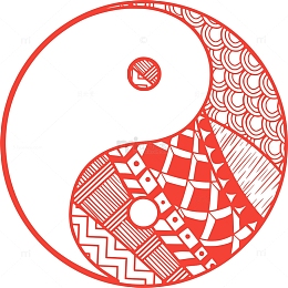 符号 阳 装饰 