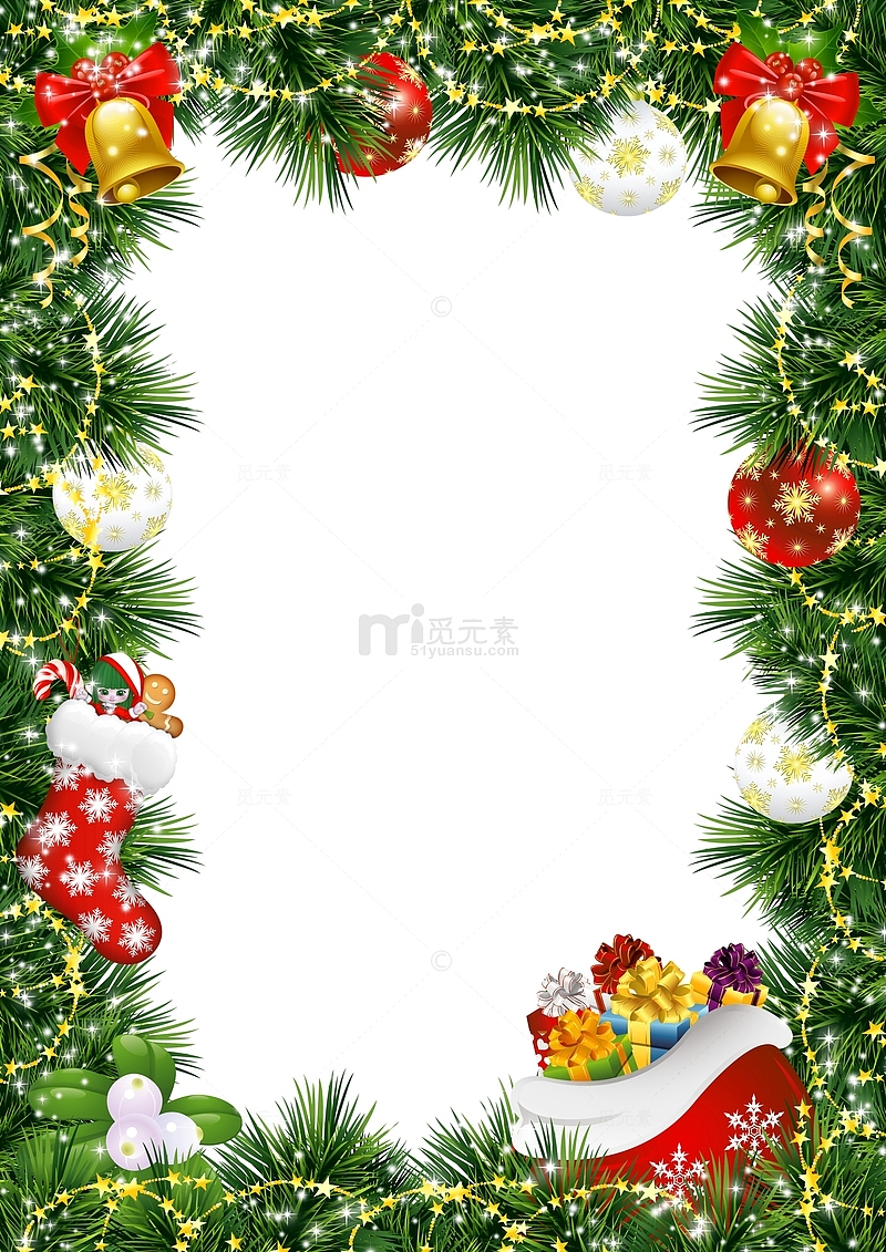 圣诞节装饰边框