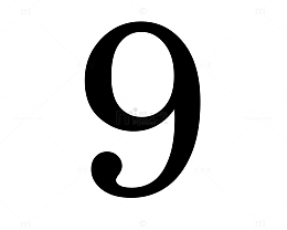 数字编号9