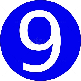 蓝底排序9