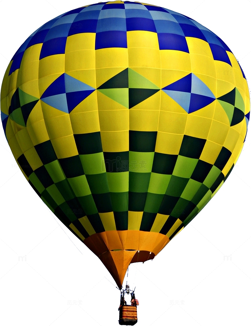彩色的热气球