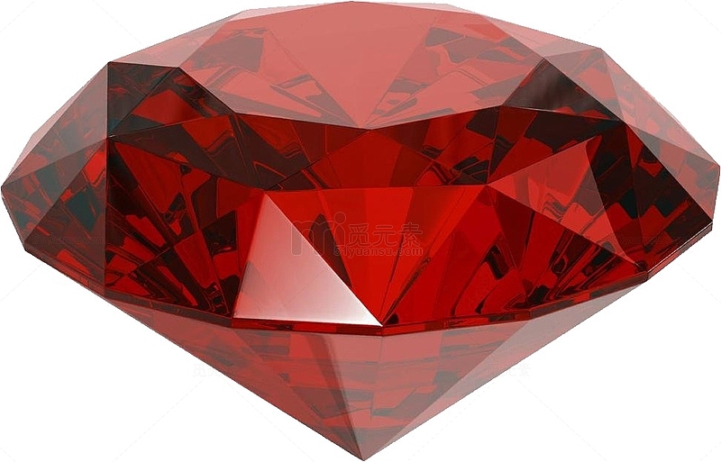 朱红色钻石