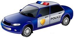 卡通警车